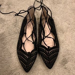 Topshop lace up espadrilles